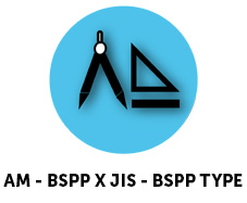 CAD Tech_AM - BSPP X JIS - BSPP TYPE