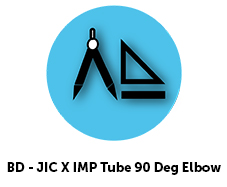 CAD Tech_BD - JIC X IMP TUBE 90 DEG ELBOW