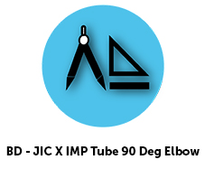 CAD Tech_BD - JIC X IMP TUBE 90 DEG ELBOW